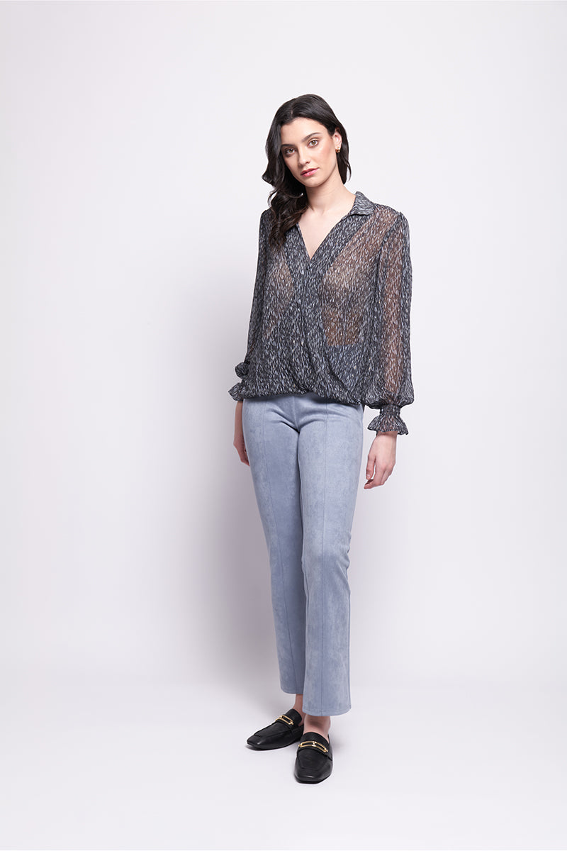 Gala Twist Blouse - FOIL NZ